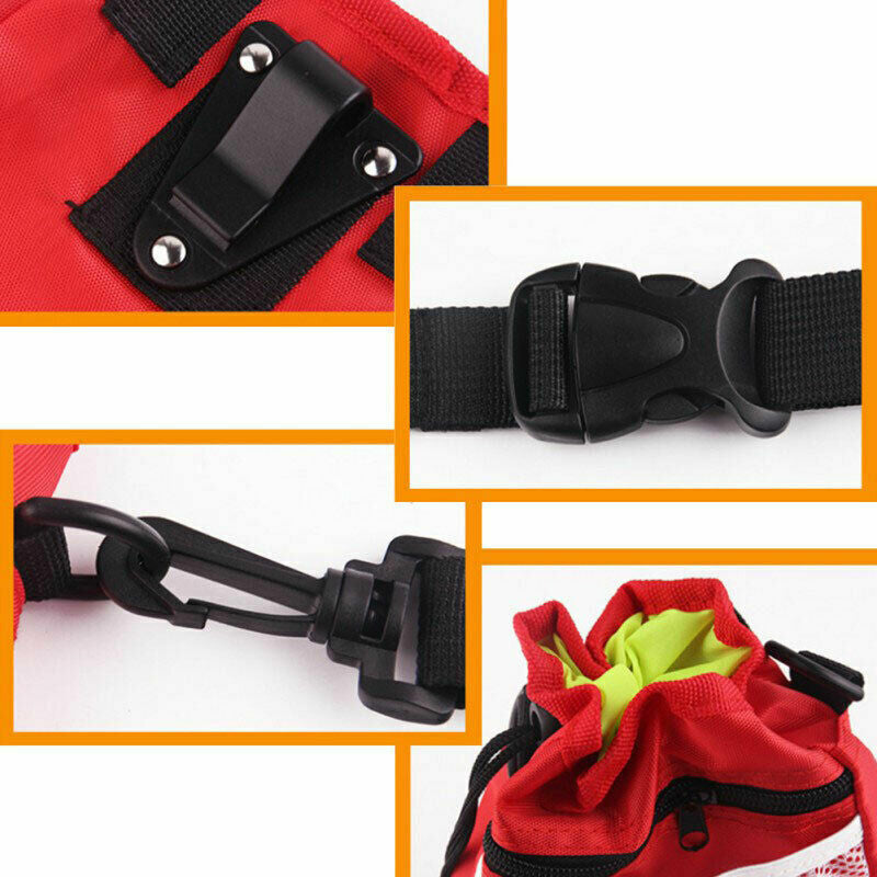 Dog Training Walking Pouch Treat Storage Bag Dispenser Obedience Snack Holder UK